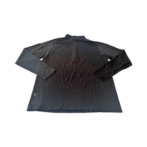 Lululemon Shirt Men's L Black Metal Vent Tech Half 1/2 Zip Performance Run Gym - Picture 2 of 6